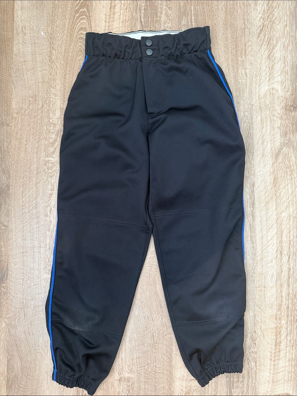 Wilson Women’s Black Athletic Softball Pants with Blue Piping